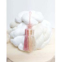 미니 장식술 장식소품 한복부자재 노리개(단품), 미니 나비 삼색봉술노리개