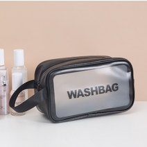 샤워실 헬스장 수영장 샤워용품 목욕가방 블랙 M, 1개
