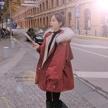 파카 패딩 여 숏 2022 겨울 한국판 루즈핏 도톰 패딩 홍콩풍 카고 패딩 아우터 패션69212