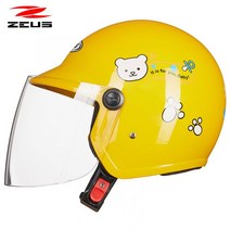 ZEUS 안전 헬멧 남성 여성 하프 사계절 배달 오토바이 스쿠터 바이크 라이딩, B