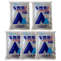 철물팩토리 홈멘트 비둘기 2kg 5개 가정용 시멘트 색상있는 모르타르 코킹 보수 인테리어, 홈멘트 비둘기색 2kg 5개