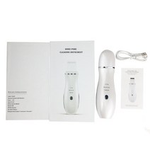 뷰티디바이스초음파 스킨 스크러버 필링 쇼블 이온 여드름 블랙헤드 리무버 딥 클리닝 머신 페이셜 리프팅, 01 White, White