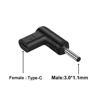 비콘 태그 동글 블루투스 USB C PD DC 전원 커넥터 범용 12/15/19V 유형 잭 플러그 충전 어댑터 컨버터 라, 01 DC3.0x1.1_03 19V