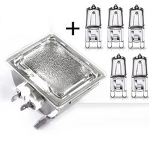 광파 오븐 레인지허니 플라이 G9 오븐 램프 220V 40W 홀더 전구 고온 내성 교체 레인지, 02 1pc Hold with 5 Bulb_01 G9