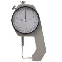 다이얼 두께 게이지 0-10mm/20mm 금속 정밀 길이 측정기 테스터 마이크로 미터 폭 분석 도구, 01 0-10mm