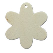 나무와패 꽃.5개입 목걸이 팬던트 만들기 그리기나무재료