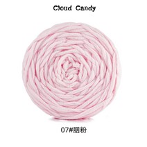 160g 두꺼운 양모감촉 폴리에스테르 수제 diy 뜨개질 실, 루즈 07