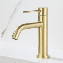 준앤코 스테인리스 원홀 세면대 수전 골드 블랙 화이트 욕실 수도꼭지 세면수전 SF01S Stainless Bathroom Faucet Water Tap, 골드(SF01G)