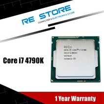 인텔 코어 i7 4790K 4.0GHz 쿼드 8MB 캐시 HD 그래픽 4600 TDP 88W 데스크탑 LGA 1150 CPU 프로세서, 한개옵션0