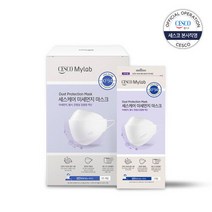 세스코 마이랩 KF94 미세먼지 마스크 화이트 대형 25매 (1팩), 25개