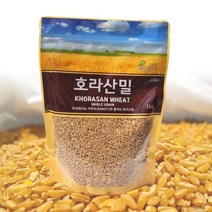 [공식판매처 슈퍼푸드] 카무트라 불리는 슈퍼곡물 고대곡물 통곡물 호라산밀 1kg, 8kg(1kg 여덟개)