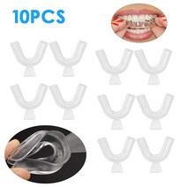 2-10pcs EVA 마우스 가드 치아 보호기 Bruxism 그라인딩 나이트 입 트레이 비 코골이 미백, 10pcs