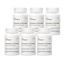 리포조말 퓨어 글루타치온 리포소말 500mg 60캡슐, 6병, 6개