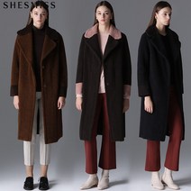 쉬즈미스 쉬즈미스 투웨이 테크니컬 덤블 무스탕 코트