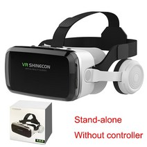 VR Shinecon G04BS 무선 블루투스 헤드셋 버전 가상현실 안경 3D 고글 골판지 헬멧 스마트폰, 01 VR Stand-alone