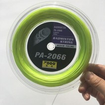 스트링머신 스트링 머신 배드민턴 와이어 줄교체 기계 0.66mm 200m PA2066 배드민턴 스트링/PA-2066 스트, 02 YELLOW