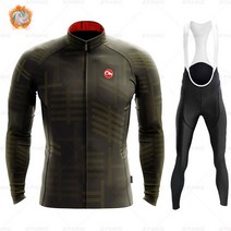 도로 자전거 겨울 양모 프로 사이클링 저지 세트 산악 의류 레이싱