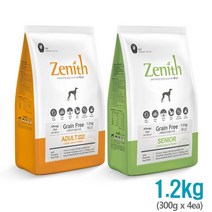 바우와우 제니스 소프트사료 1.2kg 슈퍼프리미엄 반습식 어덜트 시니어, 제니스 시니어1.2kg