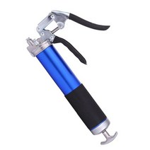 구리스건 전동 헤비 듀티 메탈 고압 10000 PSI 400cc 그립 그리스 건 자동차 공구 용 호스 장착 주입, 02 Blue