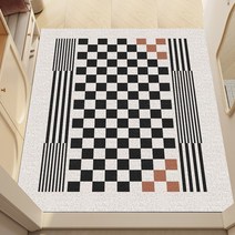 폴라도레 DIY 현관 코일매트 북유럽 발판 베란다 아파트 발코니 바닥매트, 3.120x140센치, 04.멀티플체커보드