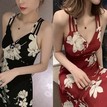 녕동 여셩의류 여름 여성 시폰 바캉스 나시 롱원피스 비치드레스 +사은품