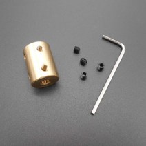 MDPS커플링 유연한 플렉시블 커플링 1개 X 길이 22MM 직경 16MM 황동 샤프트 모터 리지드 커플 링 5MM 6.35, 02 5MM-6MM