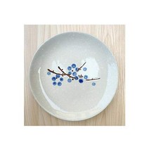 접시 그릇 요리 플레이트 65 인치 도자기 플로럴 디너 라운드 샐러드 디저트 스낵 가족 파티 레스토랑에 적합한 전채 홈 다이닝 색 A 크기 4 팩, 비