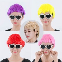 DGM * 아이돌가발/형광머리/염색머리/남자가발/컷트/파티가발/아이돌머리/의상소품/파티소품/공연/파티용품 dgm2_3540 DO77_33, 아이돌가발(퍼플)