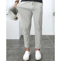 [오늘출발]놈시크 25~43까지 남자 냉장고 바지 시원한 여름 밴딩 빅 사이즈 사방스판 아이스 커플 슬랙스