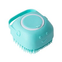 애완견 및 고양이 목욕 아티팩트 실리콘 마찰 샤워 젤 장착 가능 다기능 블루 하트 모양 랜덤 컬러, 한개옵션0