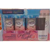 크리스탈 라이트 핑크 레몬에이드 분말 13.7g x 18포 보틀증정, 18스틱