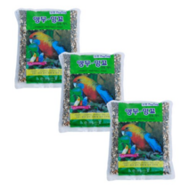 핑퐁 앵무 잉꼬 사료, 500g, 3개