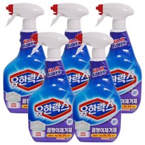 유한락스 곰팡이 제거제 600ml, 5개