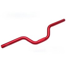 일체형 핸들바 카본 드롭바 mtb 자전거 높이 자전거 핸들 바 알루미늄 합금 고정 기어 픽시 사이클링 라이저 핸들 바 핸들 바 25.4mm 부품 dropshipping, 빨간색