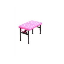 접이식 스툴 야외 캠핑 의자 휴대용 초경량 심플한 두꺼운 플라스, 1 pink