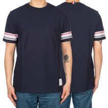 톰브라운 명품톰브라운 23SS 스트라이프 반팔 티셔츠 MJS204A J004 6415