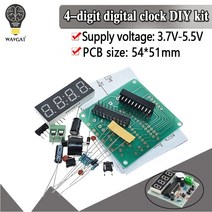 블루투스 스피커 diy kit 블루투스스피커만들기wavgat at89c2051 디지털 4비트 전자 시계 전자 생산 제품군 diy 키트
