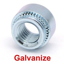 CLS SP 리벳 너트 플라워 치아 클램프 패널 비트 펀치 304 스테인레스 스틸/아연 도금 탄소강 M3M2.5M4M5M6M8M10M12, 15 M5 x h0.8  (50Pcs), [02] Galvanize