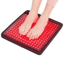 레드 라이트 테라피 흔들 발 받침대 - 220 PCS LED 적외선 치료기 제거 천 커버 포함 가정용 - 발등 허리 무릎 지지대 통증 완화를 위한 인체공학적