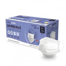 숨코KF-AD 50매 데일리마스크 화이트, 단품, 1개