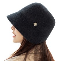 쇼미코리아 여성 클로버 모직 버킷햇