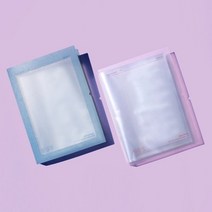 비온뒤 A5 티켓북 콜렉트북 엽서 스티커 모음 바인더 사진보관함 포토티켓 파일, 미스티 블루