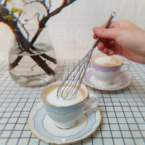 더굿마켓 수동 스텐 미니휘핑기 우유거품기 휘퍼 머랭 생크림 계란풀기 거품기