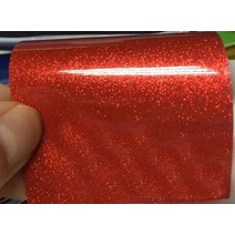 자동차랩핑지 차량용랩핑지 프리미엄 고광택 레드 다이아몬드 진주 반짝이 포장 비닐 필름, 빨간색, 50cm x 200cm