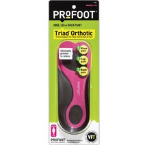ProFoot 트라이아드 올쏘틱(Triad Orthotic) 여성용 깔창 사이즈 6-10, Womens