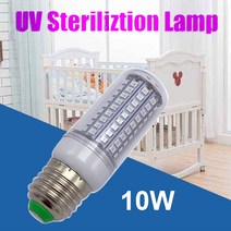 E14 E27 UV Desinfection 램프 220V 110V E12 LED 살균기 B22 UVC 살균 전구 GU10 자외선 102LED 222009, 10W 220W_102Leds | E12, 02 10W 220W_01 102Leds_03 E12