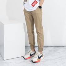 인디오 젠더리스 베이직 워싱 조거 팬츠