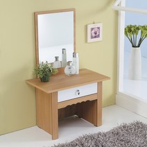 심포니 디자인 샤넬 프리미엄 화장대 좌식화장대 콘솔, 02.샤넬 1단 (아카시아+화이트)