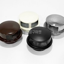 색상선택 방풍형 스텐 후드캡 도색 원형 역풍방지 환기구 배기구 75~150파이, 연회색