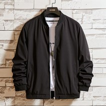 빅사이즈 남자 항공점퍼 봄 가을 베이직 방풍 투기성 집업 야구 점퍼 자켓 상의 flight jacket man KB0290